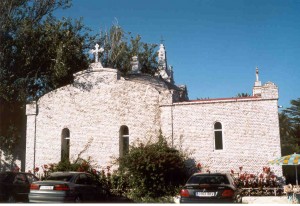 Iglesia de Las Conchas en la isla de La Toja (Pontevedra). Autor: Fev.