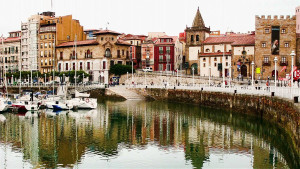 Rincón del Puerto de Gijón (Asturias). Por Gabriel Villena, de Albacete.