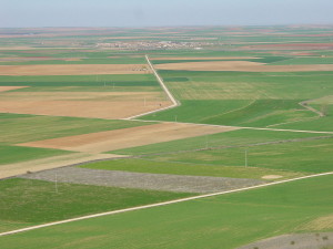 Paisaje castellano desde las murallas de Urueña (Valladolid). Por Nicolás Pérez.