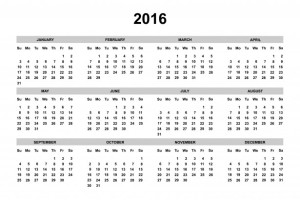 2016-calendario