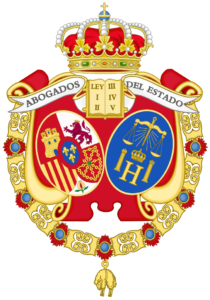 Emblema del Cuerpo Superior de Abogados del Estado de España.