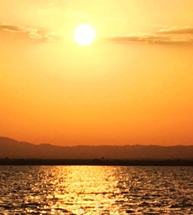 Atardecer en el Mar Menor (Murcia). Por Silvia Núñez