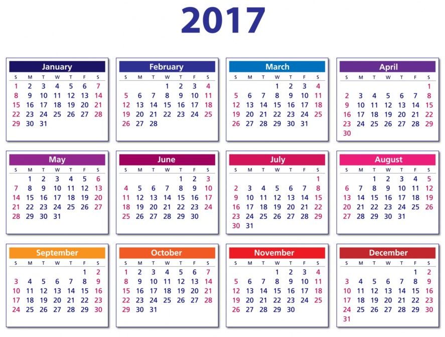 Calendario laboral 2017