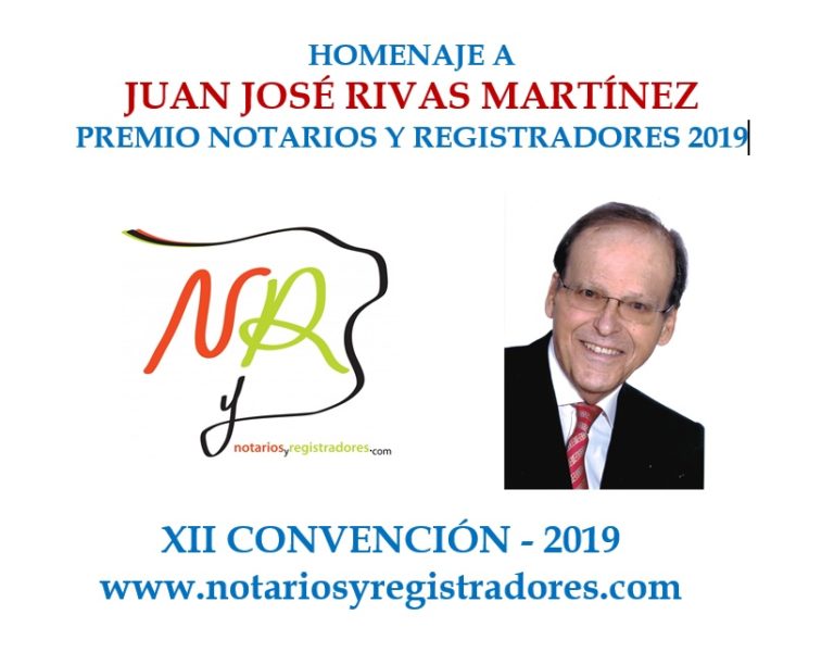 Homenaje a Juan José Rivas Martínez | Notarios y Registradores