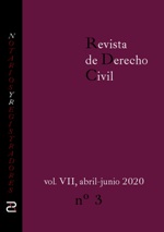Revista de Derecho Civil. Abril - Junio de 2020.